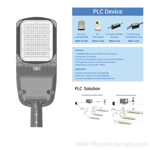 Outdoor Lora-Mesh Smart City 500W High Lumens Smart Street Light with 4G Solution